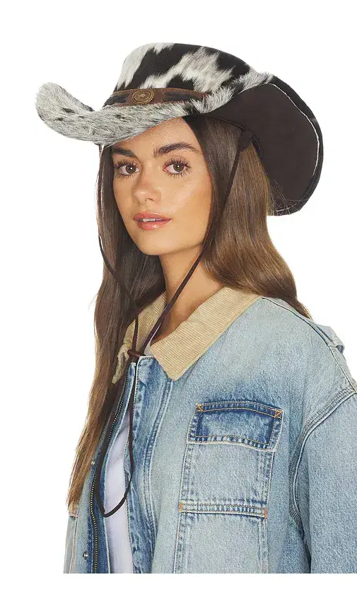 LAMARQUE x REVOLVE Flynn Cow Hair Cowboy Hat
