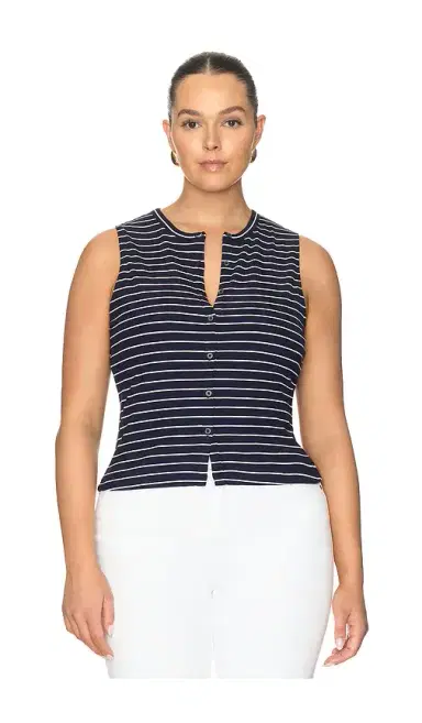 GOOD AMERICAN The Rib Splay Top | Thumbnail 2 GOOD AMERICAN The Rib Splay Top | Thumbnail 2