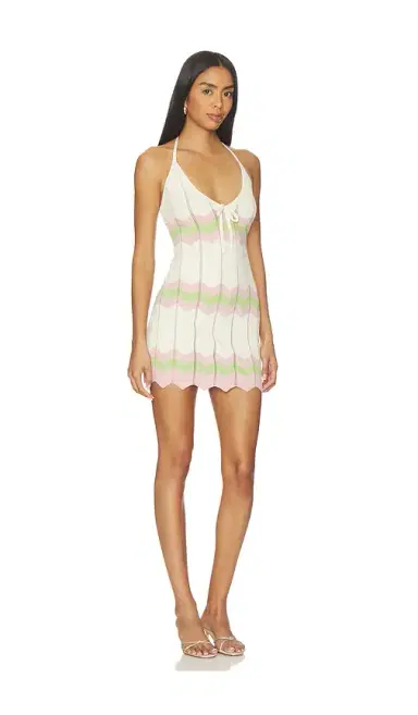 MINKPINK Lumi Pointelle Knit Mini Dress | Thumbnail 2 MINKPINK Lumi Pointelle Knit Mini Dress | Thumbnail 2