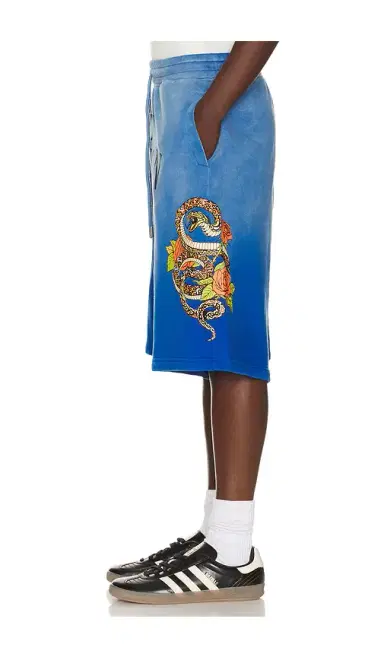 True Religion Floral Snake Mikey Sweatshorts | Thumbnail 2