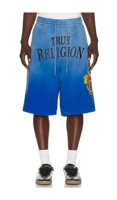 True Religion Floral Snake Mikey Sweatshorts | Thumbnail 1