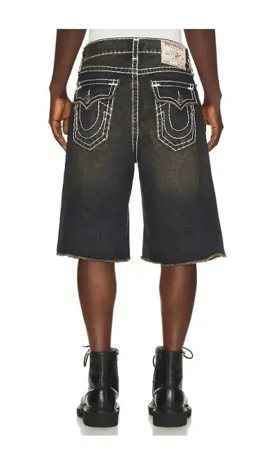 True Religion Mikey Super T Flap Denim Shorts | Thumbnail 2 True Religion Mikey Super T Flap Denim Shorts | Thumbnail 2