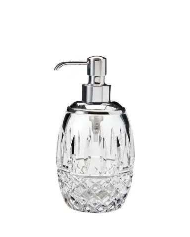 Labrazel Marie Clear Pump Dispenser, Chrome | Thumbnail 1