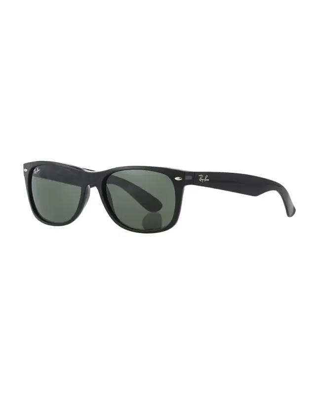 Men's New Wayfarer 58mm Flat-Top Plastic Sunglasses