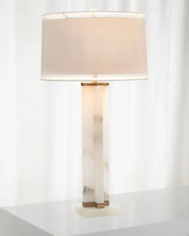 John-Richard Collection Alabaster Cross Table Lamp
