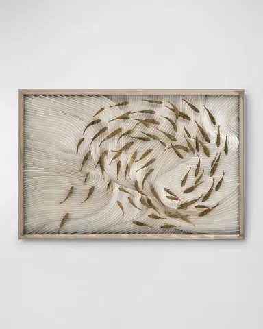 John-Richard Collection "Robat's School of Fish" Wall Art | Thumbnail 3