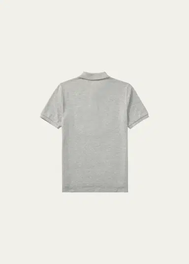 Polo Ralph Lauren Boy's Short-Sleeve Logo Embroidery Polo Shirt, Size S-XL | Thumbnail 2 Polo Ralph Lauren Boy's Short-Sleeve Logo Embroidery Polo Shirt, Size S-XL | Thumbnail 2
