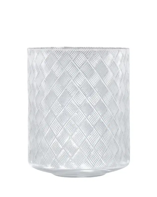 Labrazel Basket Weave Wastebasket