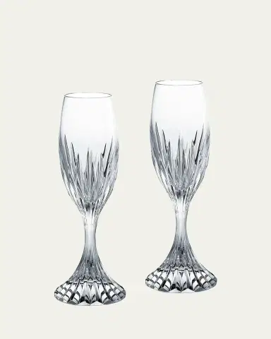Baccarat Massena Champagne Flutes, Set of 2 | Thumbnail 2