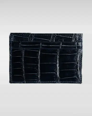 Abas Men's Alligator Leather Card Case | Thumbnail 2 Abas Men's Alligator Leather Card Case | Thumbnail 2