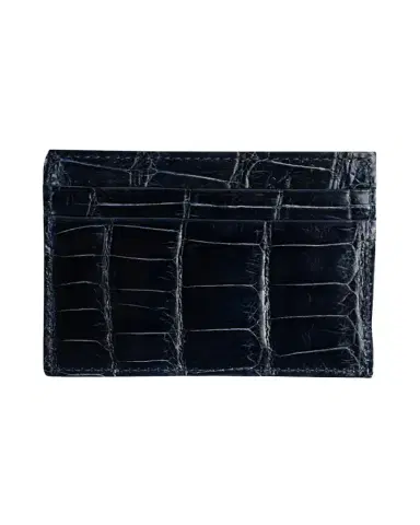 Abas Men's Alligator Leather Card Case | Thumbnail 1 Abas Men's Alligator Leather Card Case | Thumbnail 1
