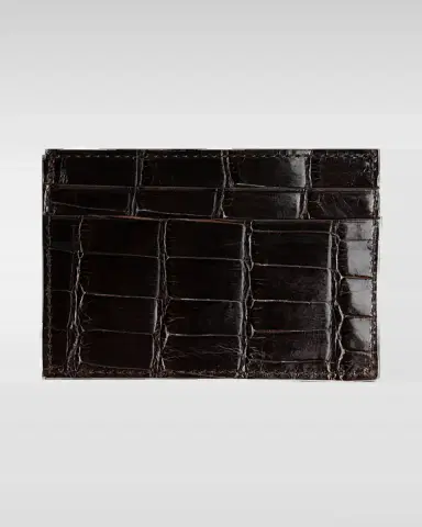 Abas Men's Alligator Leather Card Case | Thumbnail 2 Abas Men's Alligator Leather Card Case | Thumbnail 2