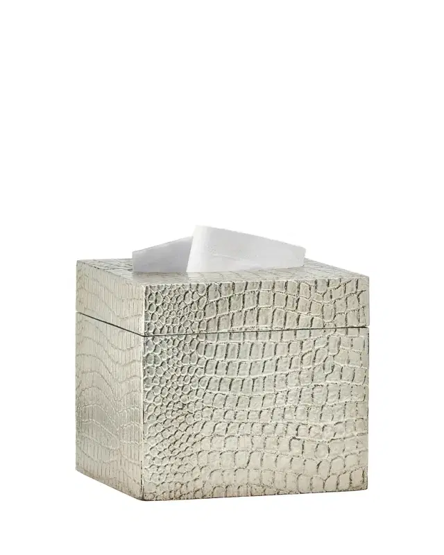 Labrazel Crocodile Silver Tissue Cover