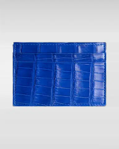 Abas Men's Alligator Leather Card Case | Thumbnail 2 Abas Men's Alligator Leather Card Case | Thumbnail 2