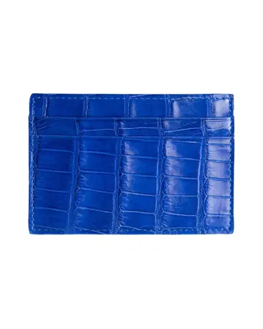 Abas Men's Alligator Leather Card Case | Thumbnail 1 Abas Men's Alligator Leather Card Case | Thumbnail 1