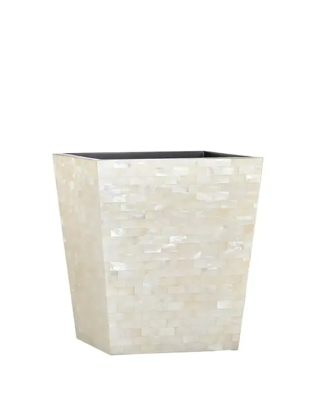 Labrazel White Agate Wastebasket