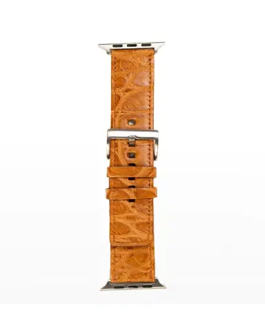 Abas Men 's Apple Watch Matte Alligator Watch Strap | Thumbnail 2 Abas Men 's Apple Watch Matte Alligator Watch Strap | Thumbnail 2