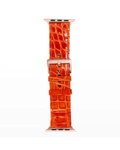Abas Men 's Apple Watch Alligator Watch Strap | Thumbnail 2 Abas Men 's Apple Watch Alligator Watch Strap | Thumbnail 2
