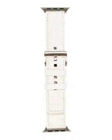 Abas Men 's Apple Watch Matte Alligator Watch Strap | Thumbnail 1 Abas Men 's Apple Watch Matte Alligator Watch Strap | Thumbnail 1