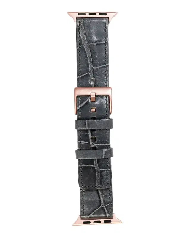 Abas Men 's Apple Watch Alligator Watch Strap