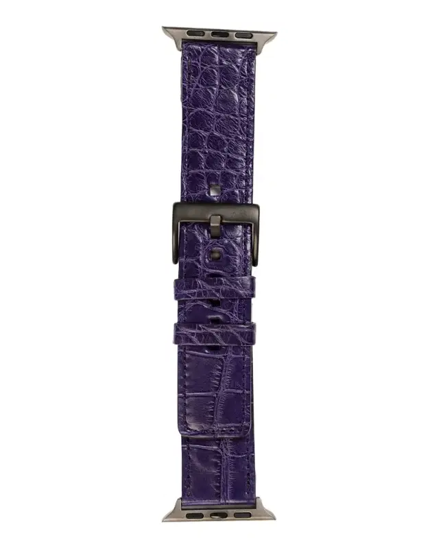 Men 's Apple Watch Matte Alligator Watch Strap Men 's Apple Watch Matte Alligator Watch Strap