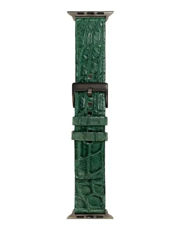 Men 's Apple Watch Matte Alligator Watch Strap Men 's Apple Watch Matte Alligator Watch Strap