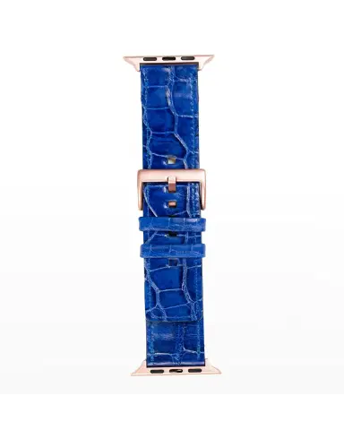 Abas Men's Apple Watch Alligator Watch Strap | Thumbnail 2