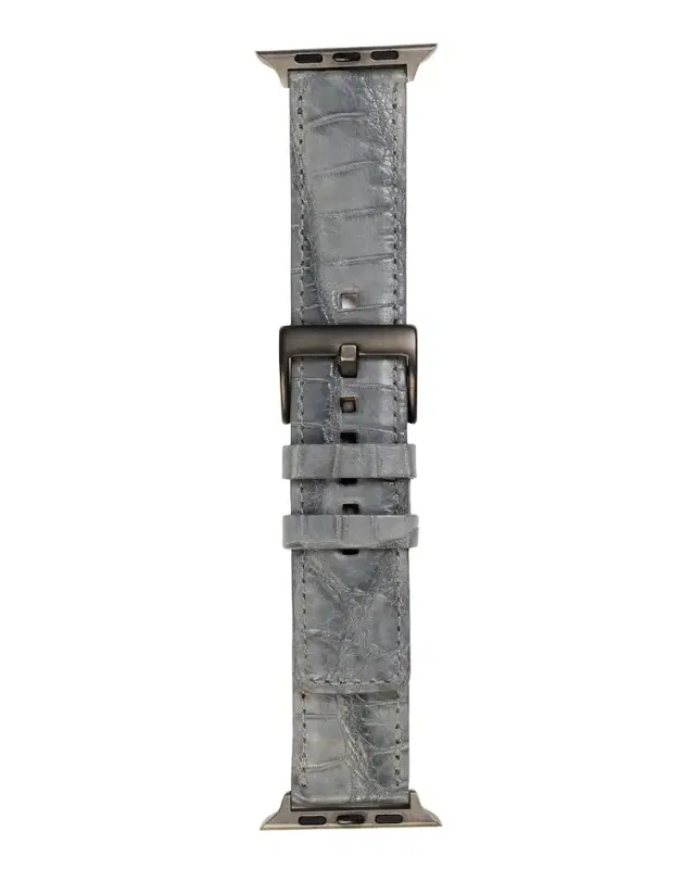 Men 's Apple Watch Matte Alligator Watch Strap Men 's Apple Watch Matte Alligator Watch Strap