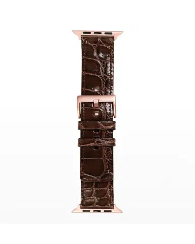 Abas Men 's Apple Watch Alligator Watch Strap | Thumbnail 2