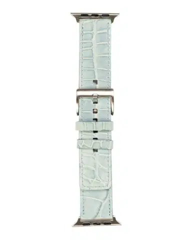 Abas Men 's Apple Watch Alligator Watch Strap | Thumbnail 1 Abas Men 's Apple Watch Alligator Watch Strap | Thumbnail 1