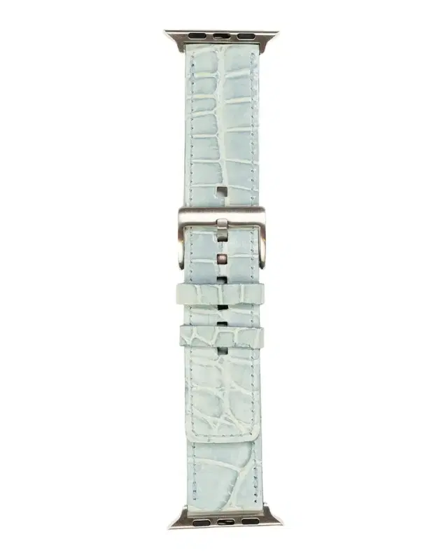 Abas Men 's Apple Watch Alligator Watch Strap