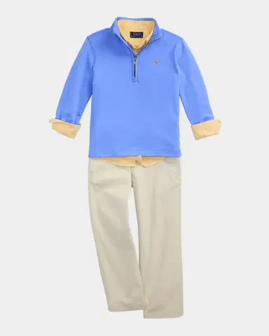 Polo Ralph Lauren Boy's Flat Front Chino Pants, Size 4-14 | Thumbnail 6
