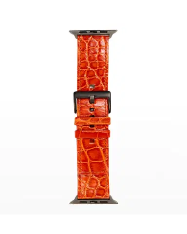 Abas Men 's Apple Watch Alligator-Leather Watch Strap | Thumbnail 2 Abas Men 's Apple Watch Alligator-Leather Watch Strap | Thumbnail 2