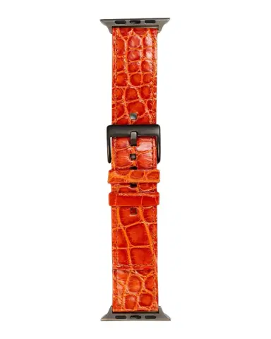 Abas Men 's Apple Watch Alligator-Leather Watch Strap | Thumbnail 1 Abas Men 's Apple Watch Alligator-Leather Watch Strap | Thumbnail 1