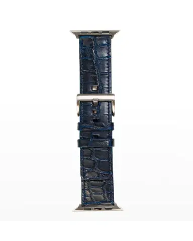 Abas Men 's Apple Watch Matte Alligator Watch Strap | Thumbnail 2