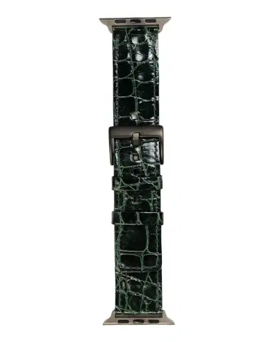 Abas Men 's Apple Watch Alligator-Leather Watch Strap | Thumbnail 1 Abas Men 's Apple Watch Alligator-Leather Watch Strap | Thumbnail 1