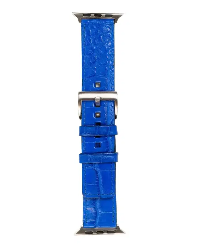 Abas Men 's Apple Watch Matte Alligator Watch Strap