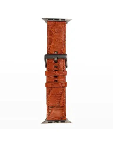 Abas Men 's Apple Watch Matte Alligator Watch Strap | Thumbnail 2 Abas Men 's Apple Watch Matte Alligator Watch Strap | Thumbnail 2