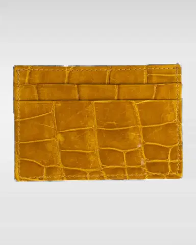 Abas Men's Alligator Card Case | Thumbnail 2