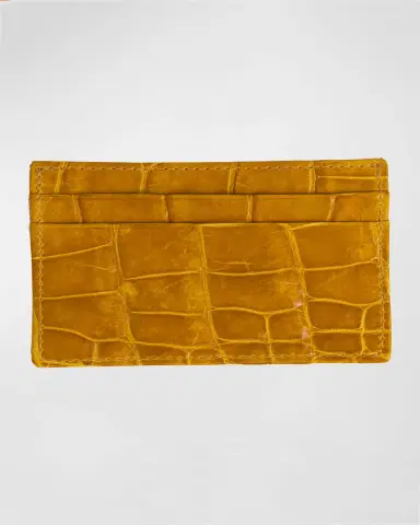Abas Men's Alligator Card Case | Thumbnail 3