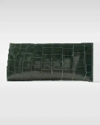 Abas Men's Glazed Alligator Leather Eyewear Case | Thumbnail 2 Abas Men's Glazed Alligator Leather Eyewear Case | Thumbnail 2