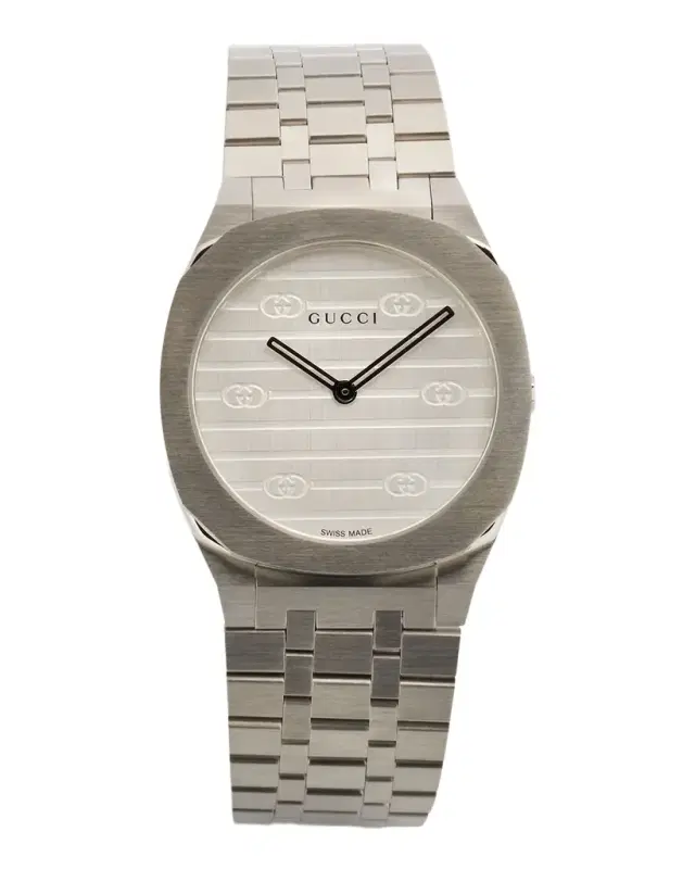 Gucci 30mm 25H Stainless Steel Watch