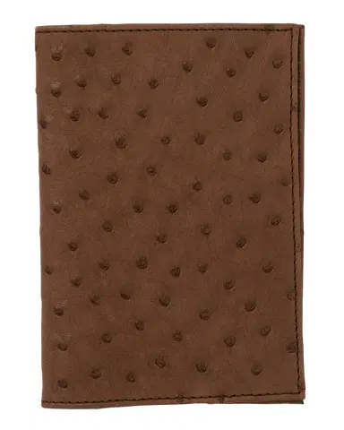 Abas Ostrich Leather Passport Booklet | Thumbnail 1