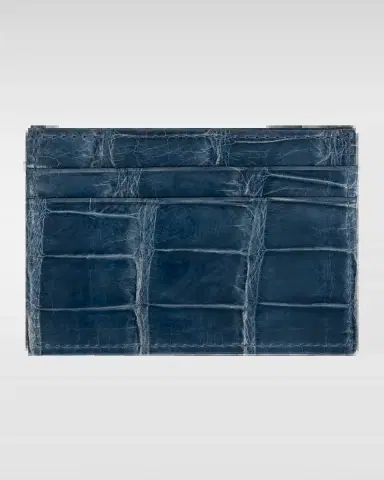Abas Men's Alligator Card Case | Thumbnail 2