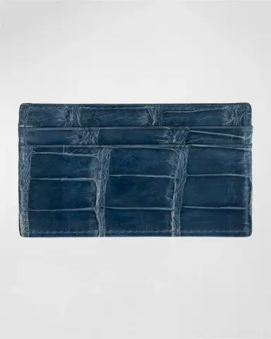 Abas Men's Alligator Card Case | Thumbnail 3