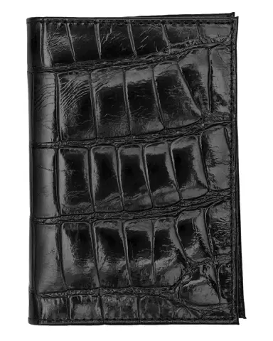 Abas Alligator Leather Passport Booklet | Thumbnail 3