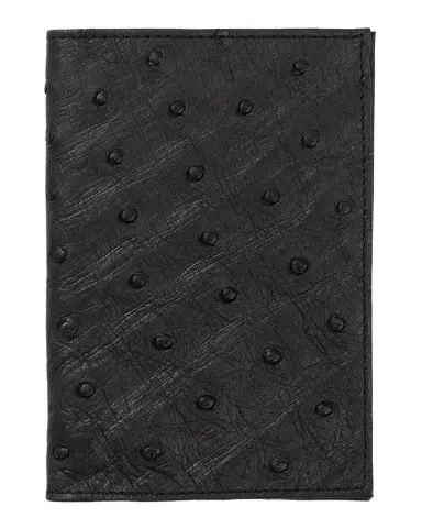 Abas Ostrich Leather Passport Booklet | Thumbnail 1