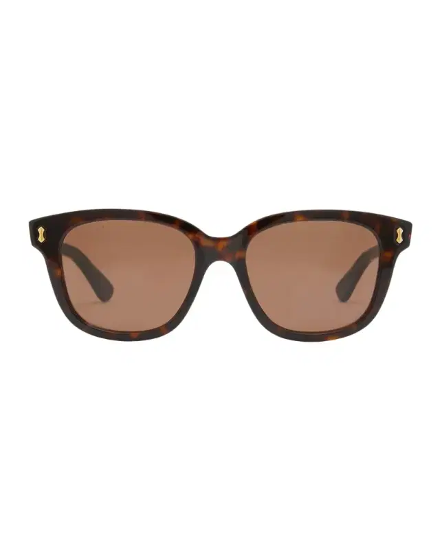 Men 's Temple Logo Rectangle Sunglasses