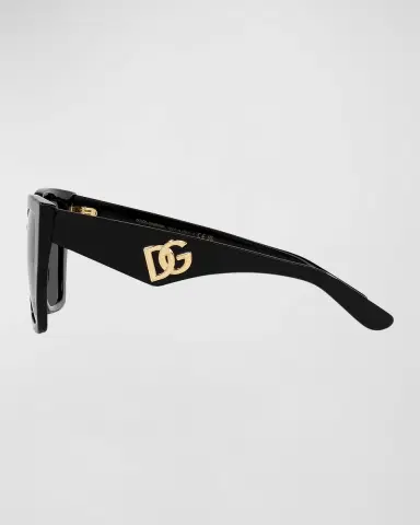 Dolce & Gabbana Oversized Acetate Cat-Eye Sunglasses | Thumbnail 2