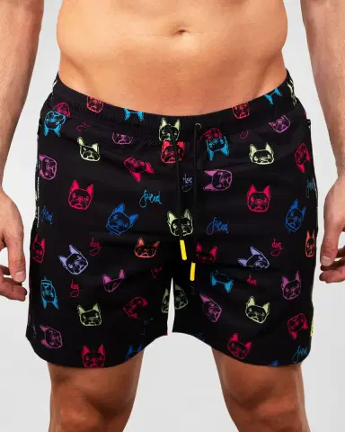 Maceoo Men's Lion Swim Shorts | Thumbnail 1 Maceoo Men's Lion Swim Shorts | Thumbnail 1